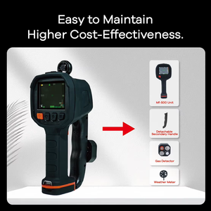 กล้องถ่ายภาพความร้อนอเนกประสงค์ LSJ Professional Integrated Multi Function รุ่น MF500 พร้อมเครื่องวัดระยะด้วยเลเซอร์ 800 ม. หน้าจอ 3.5 นิ้ว หน่วยความจำ 64 กิกะไบต์ ความละเอียด 384x288/640x512 - Product Image 2