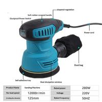 Ponceuse à disque/tambour industrielle avec sac de collecte de poussière, polisseuse pour le travail du bois, contrôle variable à 6 vitesses, ponçage électrique portatif 220V