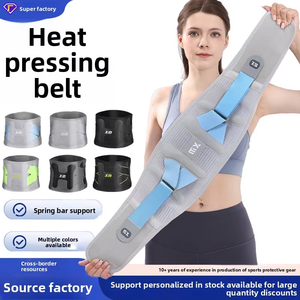 <span class=keywords><strong>Ceinture</strong></span> de soutien <span class=keywords><strong>lombaire</strong></span> respirante, élastique, amincissante, pour le sport et le travail, à double traction dorsale - Product Image 6