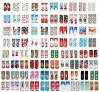 Chaussettes Coton Hiver Personnalisées avec Logo, Motif Flocon de Neige, Mignonnes, Chaudes, Douces et Amusantes, Idéales pour Noël et les Cadeaux (Vente en Gros)