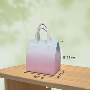 Sac isotherme jetable non tissé pour courses et repas, idéal pour transporter les aliments - Product Image 1