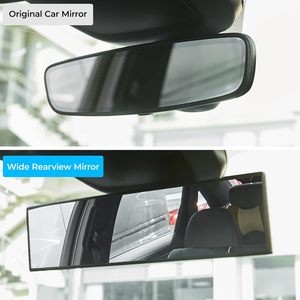 <span class=keywords><strong>Rétroviseur</strong></span> panoramique convexe de 11,81 pouces, universel, à clipser, grand angle, pour voiture, SUV, camions - Product Image 2