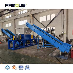 Double arbre déchets cuivre aluminium acier pneus métal tambour plastique recyclage coupe concassage déchiqueteuse Machine - Product Image 6