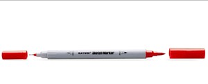 Stylos marqueurs pour croquis sur papier effaçable à sec et à l'eau, double face, 12 couleurs # 6-D7-2308 (Effaçable) - Product Image 2