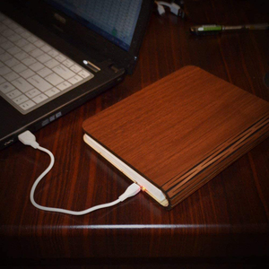 Đèn Đọc Sách Hình Đèn Đọc Sách <span class=keywords><strong>Led</strong></span> Cầm Tay Tùy Chỉnh Đèn Đọc Sách Gấp Gọn Kèm Cổng USB Đèn Ngủ Bọc Gỗ Có Thể Sạc Lại - Product Image 3