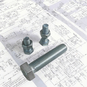 Vis à tête hexagonale partiellement filetées en acier inoxydable de grade 4.8 DIN931 M5-M24, longueur 12 mm - Product Image 3