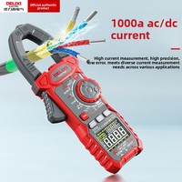 Delixi DHFDE66A Meteran Klem Digital Multimeter Tampilan Digital Otomatis Presisi Tinggi Ammeter Listrik AC/DC 1000A