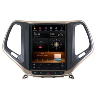 Radio de coche estilo Tesla Android 11 para Jeep Cherokee 2016-2020 reproductor Multimedia de coche inalámbrico Carplay 4G