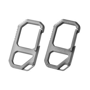 टाइटेनियम मिश्र धातु कुंजी श्रृंखला आउटडोर बहु-समारोह हुक और बोतल सलामी पुरुषों के सरल स्तरित पर्वतारोहण बकसुआ - Product Image 5