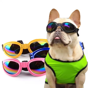 Ayarlanabilir kayış ile köpek güneş gözlüğü UV koruma göz aşınma koruması Pet gözlük serin su geçirmez köpek güneş gözlüğü - Product Image 2