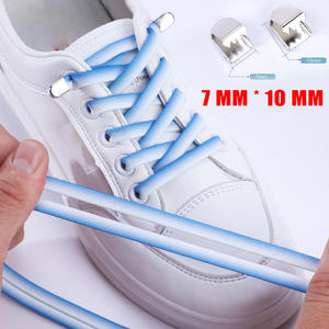 WEGOODZF, zapatos deportivos informales <span class=keywords><strong>de</strong></span> alta calidad, elásticos degradados sin Lazo, cordones elásticos <span class=keywords><strong>de</strong></span> poliéster perezosos para zapatos con par <span class=keywords><strong>de</strong></span> hebillas <span class=keywords><strong>de</strong></span> Metal - Product Image 4