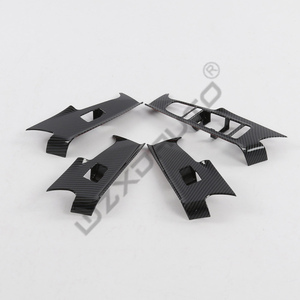 WZXD 2022 ABS Carbon Fiber Style Door <b>Window</b> Switch Overlay <b>Covers</b> for BYD SONG PLUS (Left Hand Drive) - Product Image 5