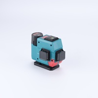 Niveau laser multifonctionnel 12 lignes vert 12V à batterie lithium, haute précision, auto-nivelant, pour murs et sols extérieurs