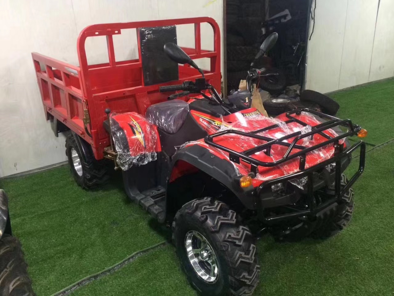 KNL 250cc300CC cheap commercial Displacement cargo ATV utv 4x4 adult motorcycle trucks tricycle utv Quad bike