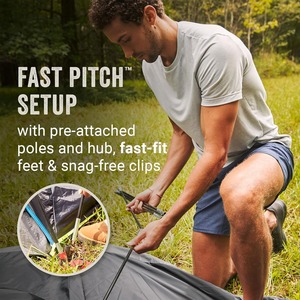 Tente de camping familiale 4 saisons OEM, imperméable et coupe-vent, avec espace moustiquaire pour la randonnée et le trekking - Product Image 4