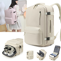 Sac à dos étudiant Oxford imperméable antivol grande capacité multi-poches léger unisexe pour adolescents et voyages quotidiens