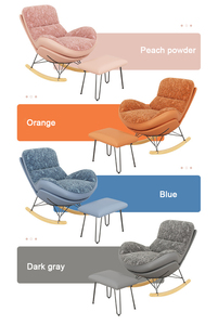 Fauteuil berçant de loisirs canapé <span class=keywords><strong>adulte</strong></span> paresseux avec repose-pieds - Product Image 3