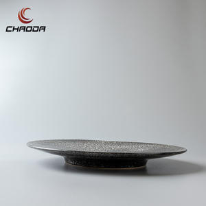 Assiette en céramique à motif de tulipes médiévales créatives, assiette rétro à fleurs d'hortensia pour le dîner et le dessert, pour la maison ou l'usine alimentaire directe - Product Image 4