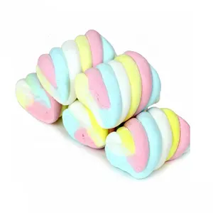 Blueberry Flavour Flower Shape Marshmallow/Wholesale Chinese Cotton Candy