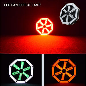 RGB Whirlwind LED Matrix Wall Stage Light DMX512 Ventilador giratorio controlado Club Luces para fondo de escenario - Product Image 2