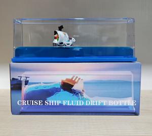 Vendita calda nave da crociera fluido liquido Drift bottiglia di nozze centrotavola decorazioni da tavola ornamento nave - Product Image 6