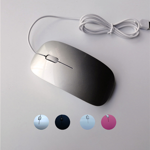 Ratón silencioso con cable USB ultrafino para ordenadores portátiles y de escritorio, exportación general y comercio electrónico transfronterizo - Product Image 2