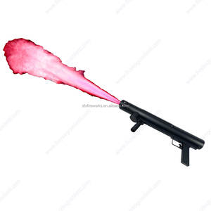 नाइट क्लब कॉन्सर्ट फॉक्स हाई-परफॉर्मेंस हैंडहेल्ड मेटल लौ गन इलेक्ट्रिक लौ कैनन के लिए स्टेज पार्टी हेलोलिन कार्निवल सूखी बर्फ - Product Image 5