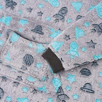 Selimut Hoodie Anak yang Dapat Dipakai, Menyala dalam Gelap, Ukuran Besar, Bahan Sherpa Flanel, Selimut Hoodie TV dengan Lengan
