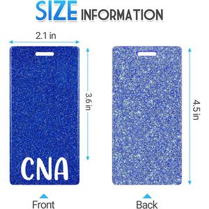 Badge per infermiere personalizzato con Badge orizzontale o verticale regalo per Badge per operatore sanitario - Product Image 6