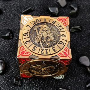 Jeu de dés mécaniques rotatifs 7-en-1 en alliage de zinc, haute qualité, personnalisable, pour D&D, COC, RPG, jeu de société et jouet anti-stress - Product Image 4