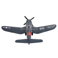 Avion de chasse RC FMS 130P 1700mm F4U V3 PNP 6CH avec hélice à quatre pales, modèle d'avion sans balais