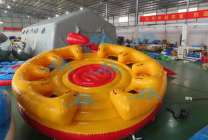 Barco inflable de PVC de alta calidad <span class=keywords><strong>con</strong></span> <span class=keywords><strong>respaldo</strong></span> cómodo, Súper Inflable, <span class=keywords><strong>con</strong></span> giro de agua, OVNI, para navegación disco - Product Image 3
