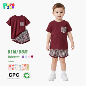 Ensembles de vêtements pour enfants Puresun Boutique, deux pièces, avec un grand nœud, sans manches, <span class=keywords><strong>tenue</strong></span> pour fillettes - Product Image 2