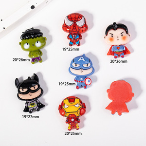 Phim Hoạt Hình <span class=keywords><strong>Marvel</strong></span> Loạt Nhân Vật Tự Làm Phụ Kiện Kem Nhựa Nhựa Keo Điện Thoại Di Động Trường Hợp Vá Tủ Lạnh Nam Châm & Keychain - Product Image 3