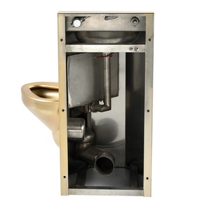 Inodoro <span class=keywords><strong>de</strong></span> Acero Inoxidable <span class=keywords><strong>de</strong></span> Una Pieza con Lavabo Integrado para Prisión, OEM y ODM - Product Image 3