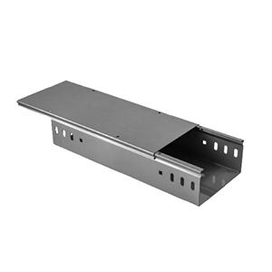 Canaleta de Cable de Acero con Recubrimiento en Polvo y Cubierta para Soporte de Cables en Construcción, Resistente al Polvo y de Alta Resistencia - Product Image 1