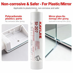 KAYIJIE 207 Scellant en silicone transparent résistant aux hautes températures, durcissement UV, aspect liquide pour l'étanchéité et le collage - Product Image 2