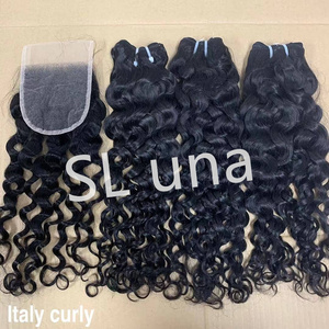 Paquetes de cabello brasileño crudo <span class=keywords><strong>SL</strong></span> al por mayor, cabello virgen con cutícula alineada, paquete al por mayor, vendedores de cabello virgen - Product Image 3