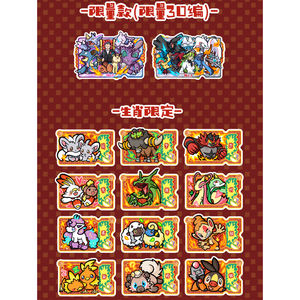 MS Pokemoned Q-version Ticket Stub Aimants de réfrigérateur en acrylique Boîtes aveugles Elf Baby Cartes à collectionner <span class=keywords><strong>Jeux</strong></span> de société pour enfants Cadeaux - Product Image 2