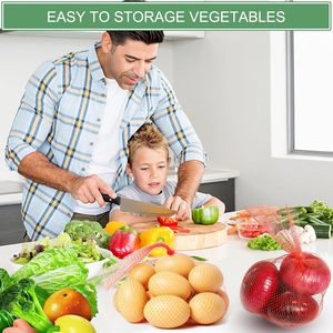 Reusable Produce Plastic Mesh Bag,20 Inch Seafood Boil Bags,Kitchen Organizer Produce Packaging Supplies <b>Net</b>,Vegetables - Product Image 5