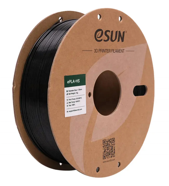 ESUN Factory Ready to Ship High-Speed EPLA-HS 3D Printer Filament 1.75mm Upgraded PLA for V400 Bambu Lab X1-CC 3D Printer