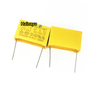 Condensateur de sécurité électronique Hainayuic à livraison rapide X2 1UF 275V 275VAC 1.0UF 105 105K, distance entre les pieds de 22mm. - Product Image 2