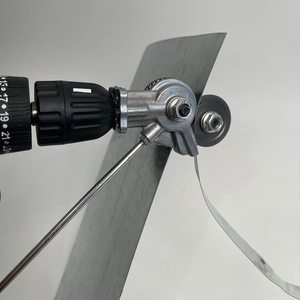 Nouveau kit de conversion de perceuse à batterie pour découpe de tôle avec ciseaux à tôle à lame en acier - Product Image 3