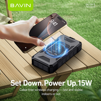 BAVIN mejor calidad más potente PC1197 20000mAh Solar 35W Solaire cargador portátil banco de energía