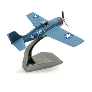 Modellino in Scala 1/72 dell'Aereo da Caccia F4F Wildcat della Seconda Guerra Mondiale, Dettagliato Aeromodello da Collezione e Esposizione - Product Image 3