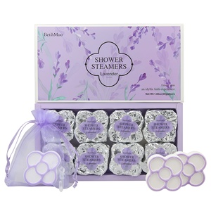 Men's And Women's All-Natural Vegetarian Lavender Shower Gel Self-Owned Organic <strong>Steam</strong> Sheet Shower Steamer