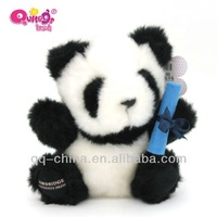 Precio al por mayor de la panda 8 "Venta caliente de peluche de felpa animal panda bebé oso de peluche juguetes de peluche