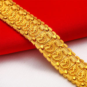 <span class=keywords><strong>สร้อย</strong></span><span class=keywords><strong>ข้อ</strong></span><span class=keywords><strong>มือ</strong></span>และสายนาฬิกา<span class=keywords><strong>ลาย</strong></span><span class=keywords><strong>มังกร</strong></span>ชุบทอง 24K สำหรับผู้ชาย เครื่องประดับทองแดงทันสมัยสไตล์ทองทรายเวียดนาม เหมาะสำหรับเป็นของขวัญ - Product Image 5