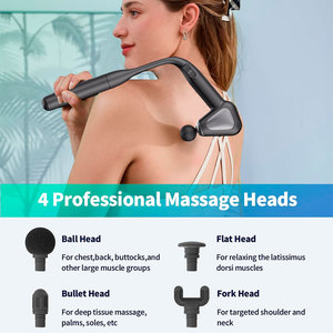 Pistola de Masaje Portátil de Brazo Extendido de 7mm de Amplitud, Diseño Dividido, OEM, Sin Escobillas, para Alivio del Dolor Muscular de Espalda, Cuello y Cuerpo Completo - Product Image 6