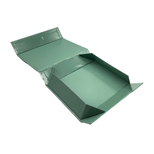 Eco-friendly Rigid Cardboard Gift Box Magnet Folding Cosmetic Box Collapsible Paper Box
